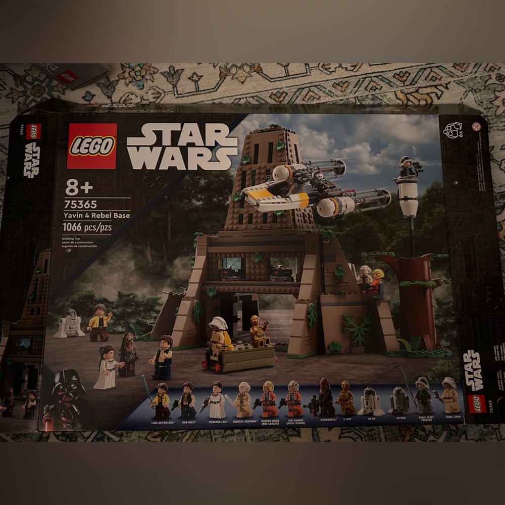 EMPTY LEGO Star Wars Yavin 4 Rebel Base Box